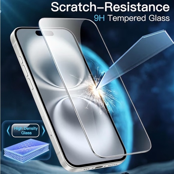 2 Boxes Tempered Glass Screen Protector for iPhone 16 - Clear NIB - Picture 6 of 9